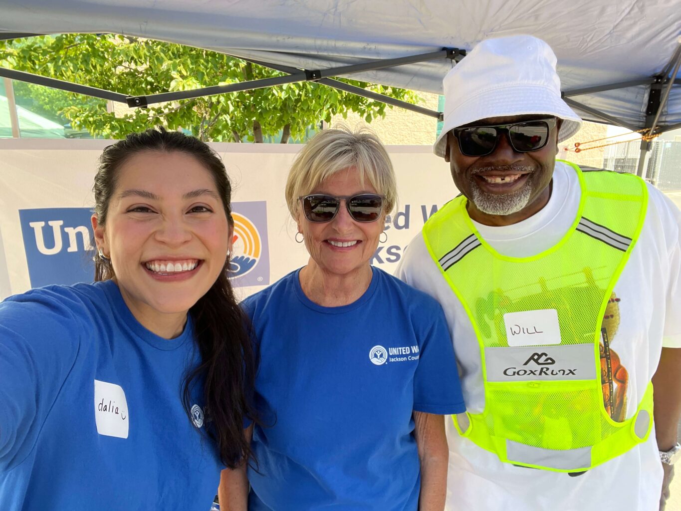 Medford Open Streets event with Dalia Silva-Moore, Becky Snyder, and Will Young.