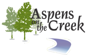 Logo for Aspens on the Creek